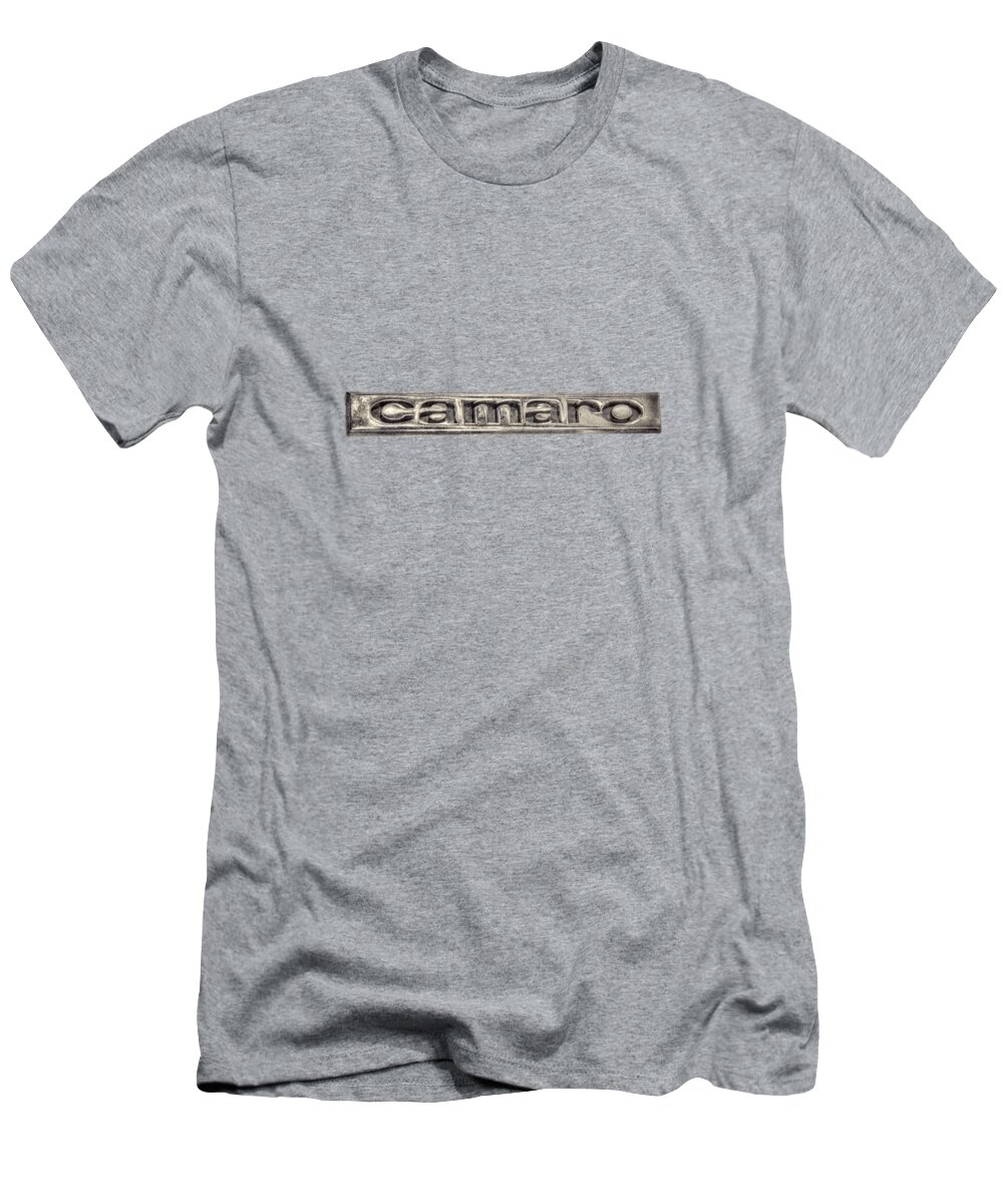 Automotive T-Shirt featuring the photograph Camaro Emblem by YoPedro