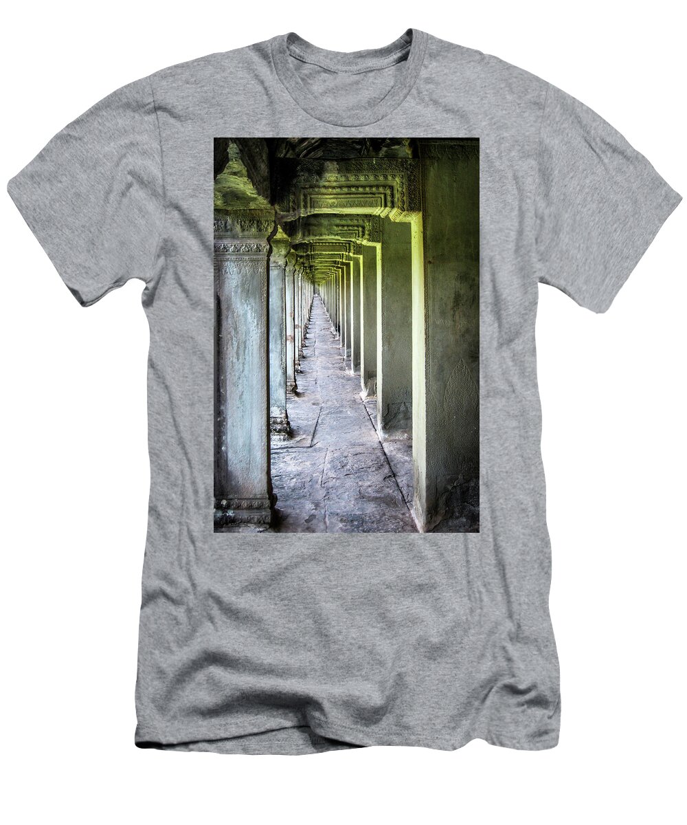 Angkor Wat T-Shirt featuring the photograph Cambodia by Usha Peddamatham
