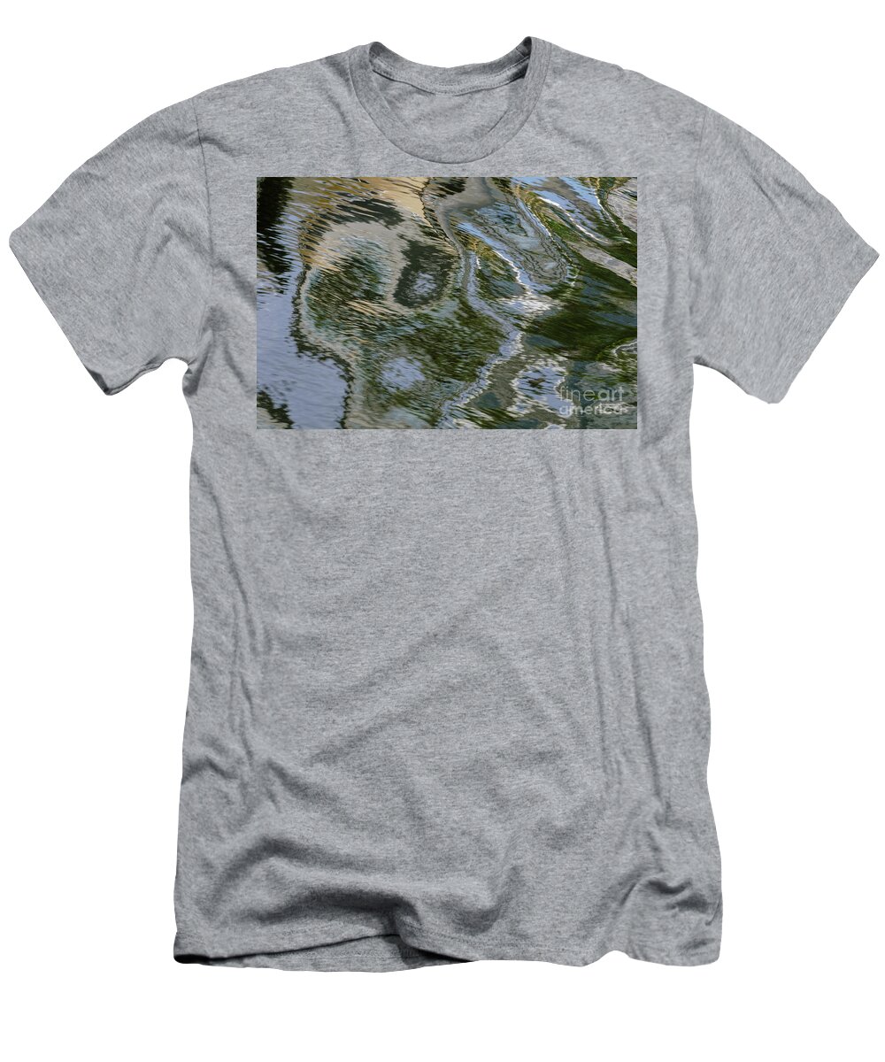 Water T-Shirt featuring the photograph Canal Ripples 2 by Werner Padarin