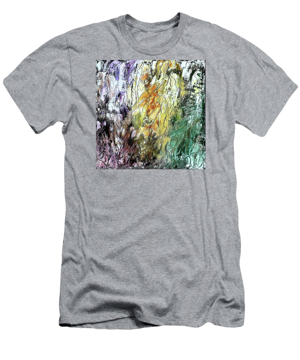 Canyon T-Shirt featuring the painting Canyon by Bellesouth Studio