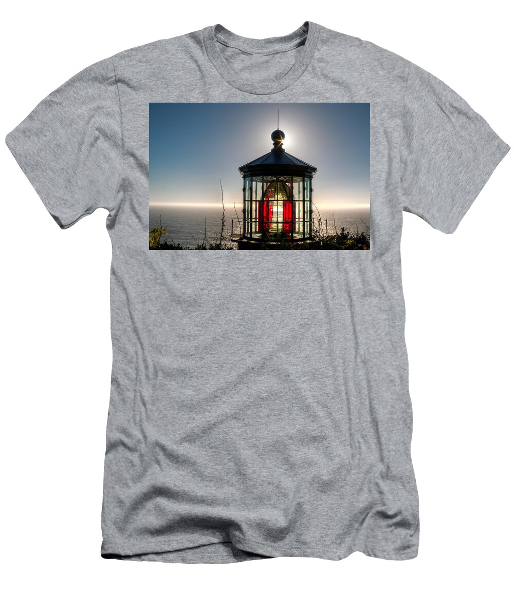Cape Meares T-Shirt featuring the photograph Cape Meares Light by Kristina Rinell
