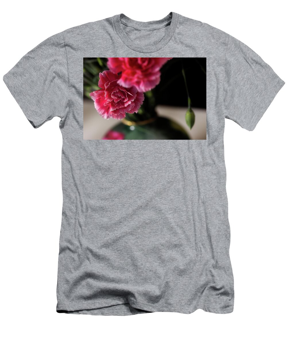 Carnations T-Shirt featuring the photograph Carnation Series 2 by Mike Eingle