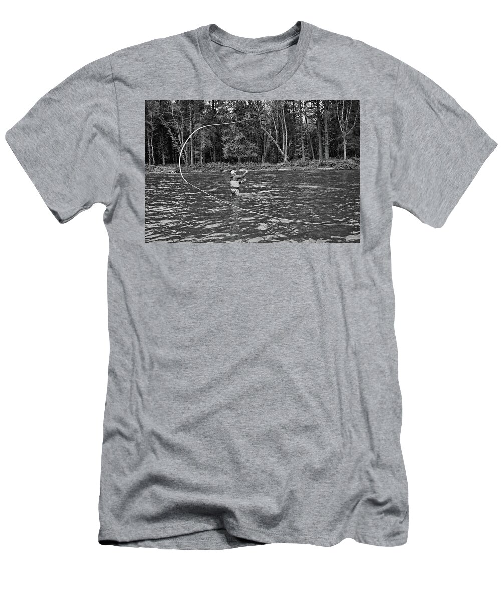  T-Shirt featuring the photograph Casting by Jason Brooks