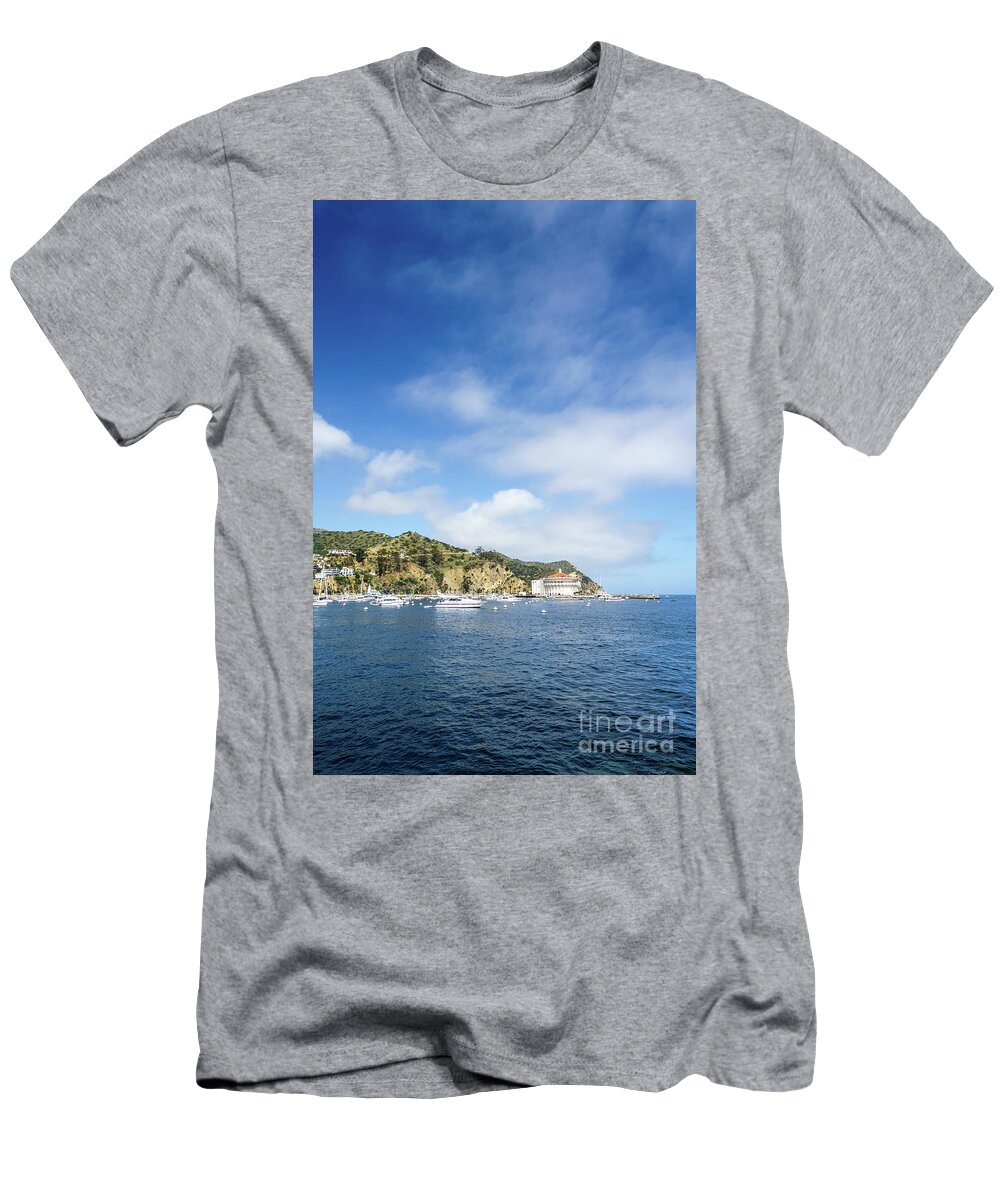America T-Shirt featuring the photograph Catalina Island High Resolution Photo by Paul Velgos