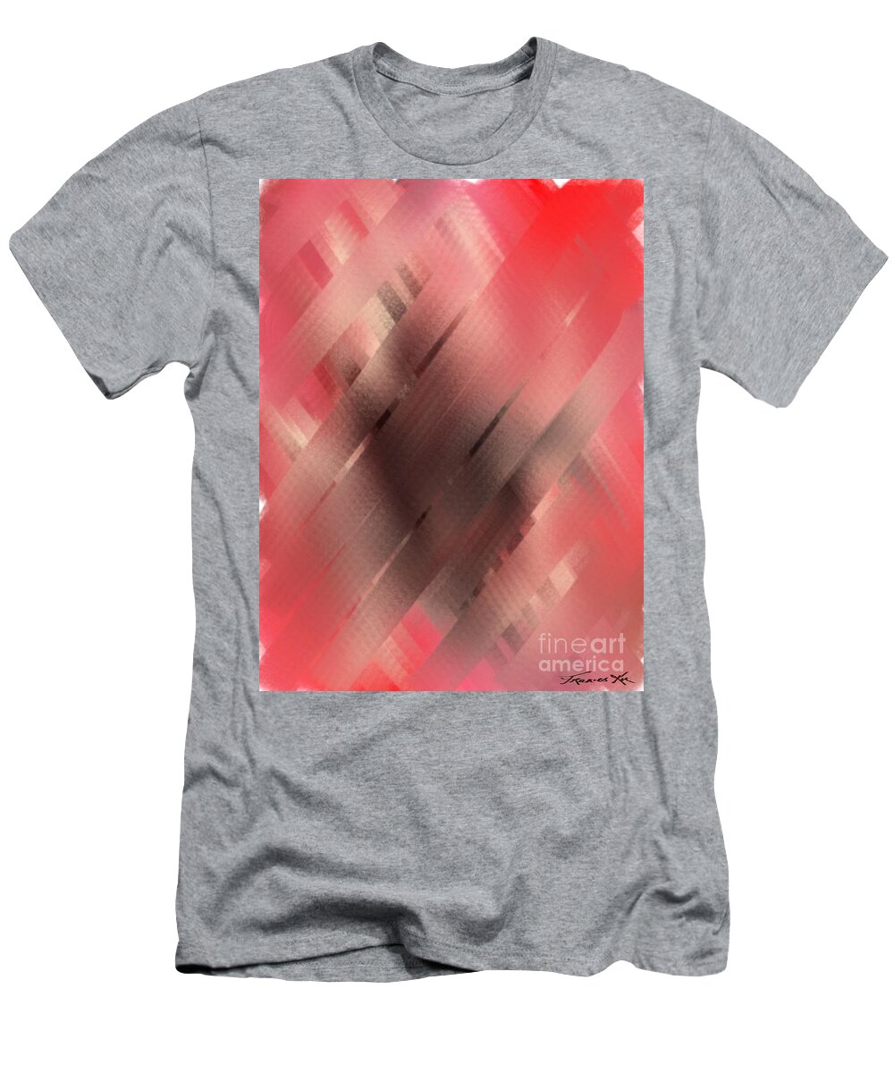 Abstract T-Shirt featuring the painting Hidden by Frances Ku