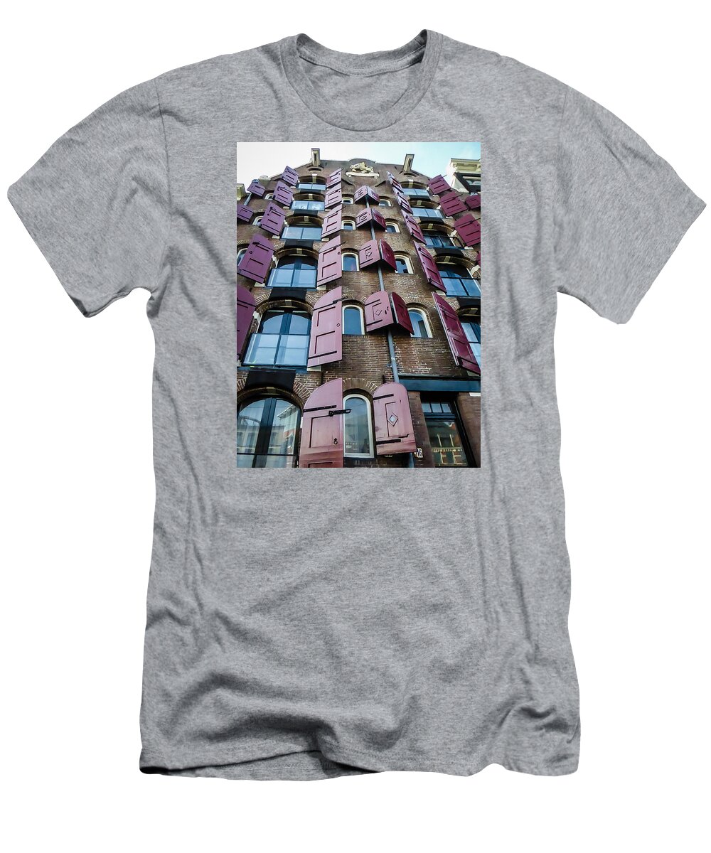 Cheese T-Shirt featuring the photograph Cheese Warehouse - Amsterdam by Pamela Newcomb
