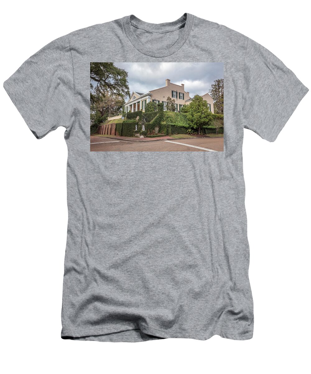 Cherokee T-Shirt featuring the photograph Cherokee House Natchez MS by Gregory Daley MPSA