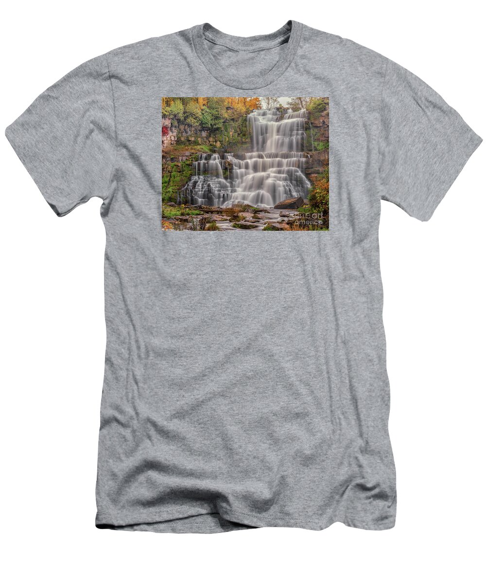 Waterfalls T-Shirt featuring the photograph Chittenango Falls by Rod Best