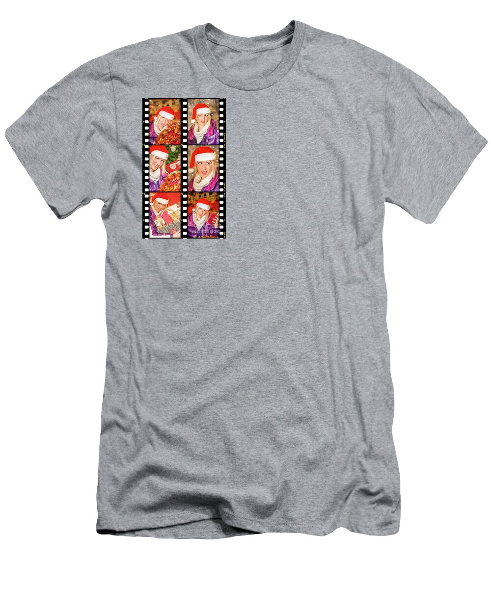 Beautiful T-Shirt featuring the photograph Christmas Shopping by Benny Marty
