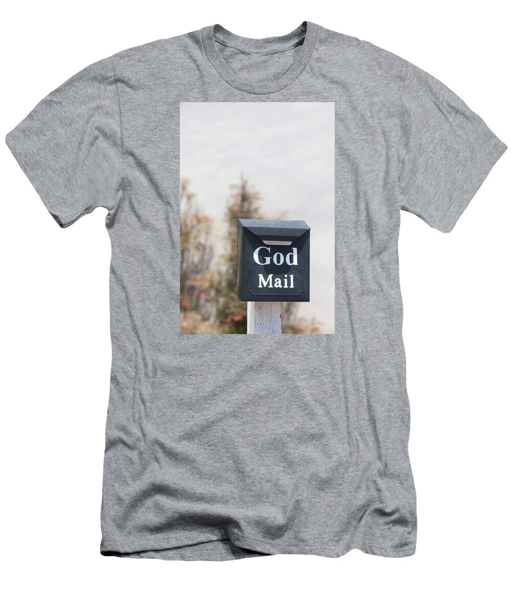 Arroyo Grande T-Shirt featuring the photograph Church Mailbox in Arroyo Grande by Art Block Collections