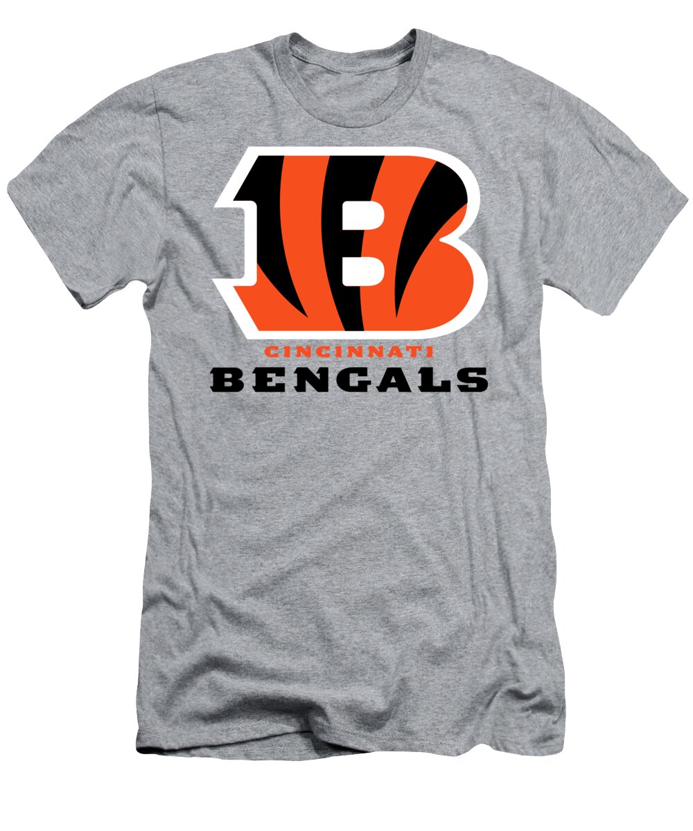 Cincinnati Bengals on an abraded steel texture T-Shirt by Movie