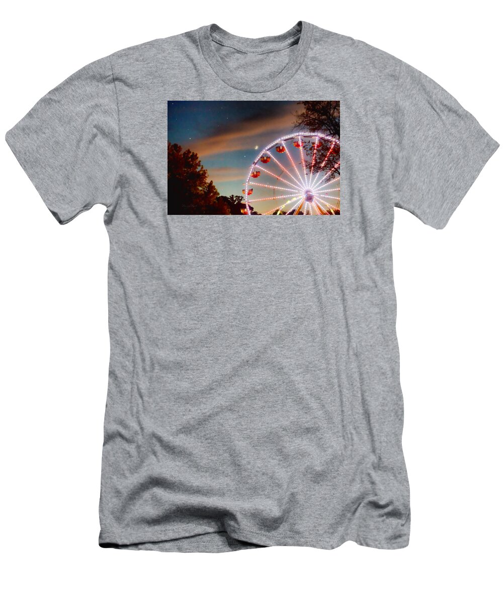 Sharon Popek T-Shirt featuring the photograph Circus Dusk by Sharon Popek