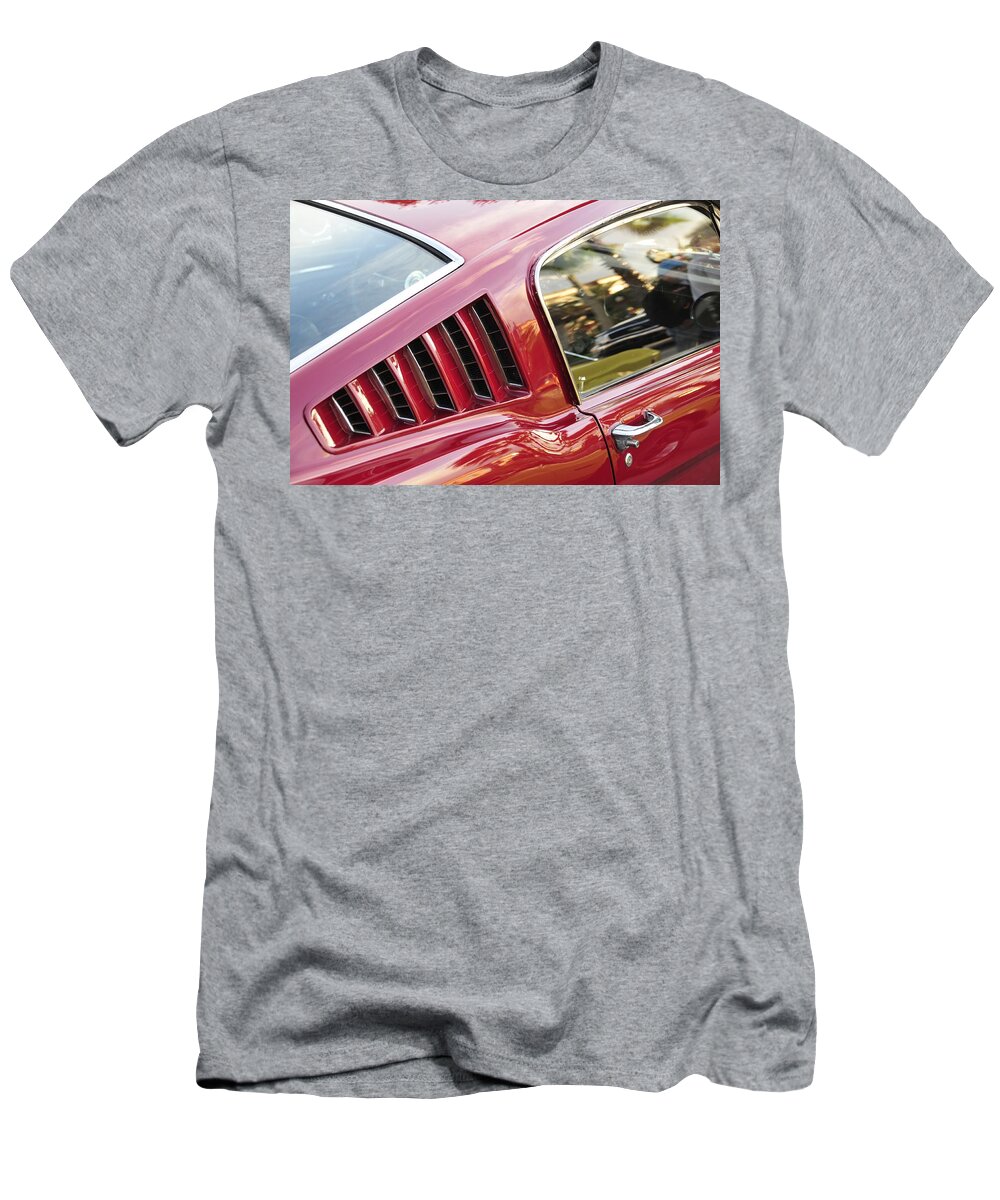 1960s T-Shirt featuring the photograph Classic Mustang Fastback by David Lee Thompson