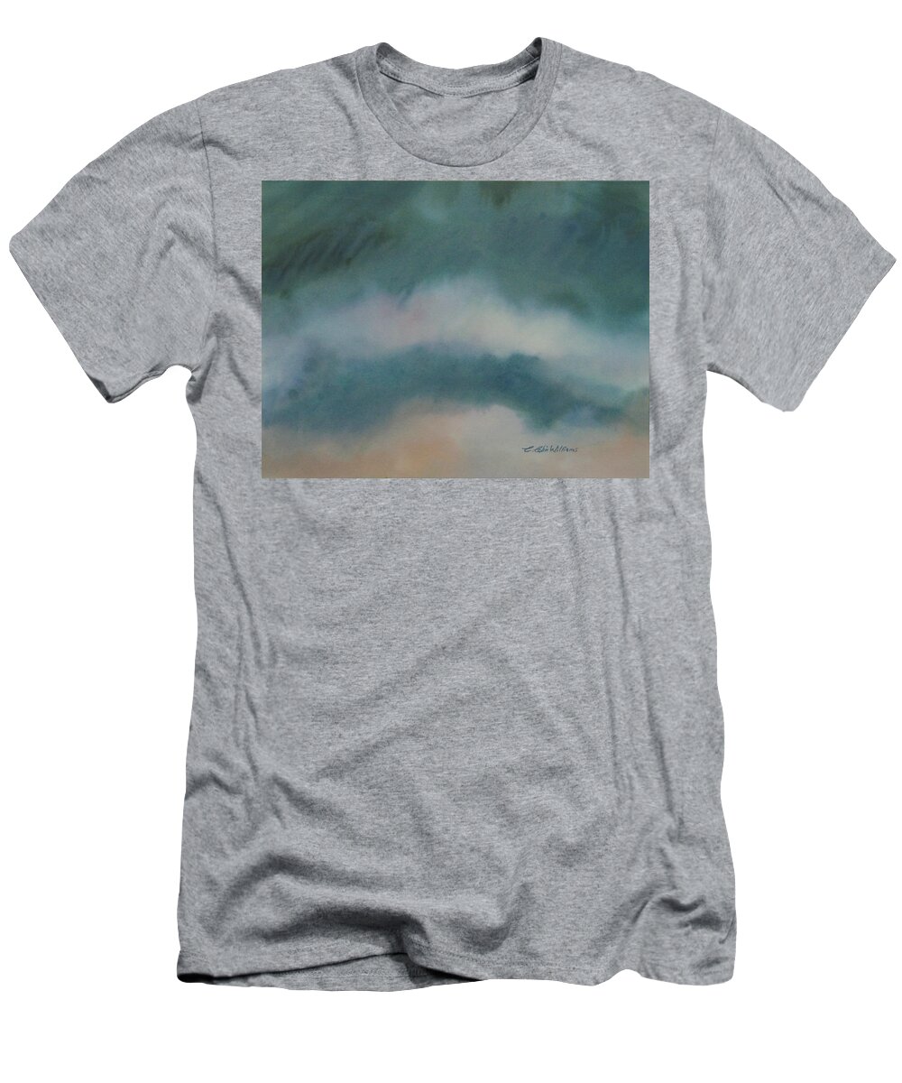 Storm T-Shirt featuring the painting Cloud Study 1 by E Colin Williams ARCA