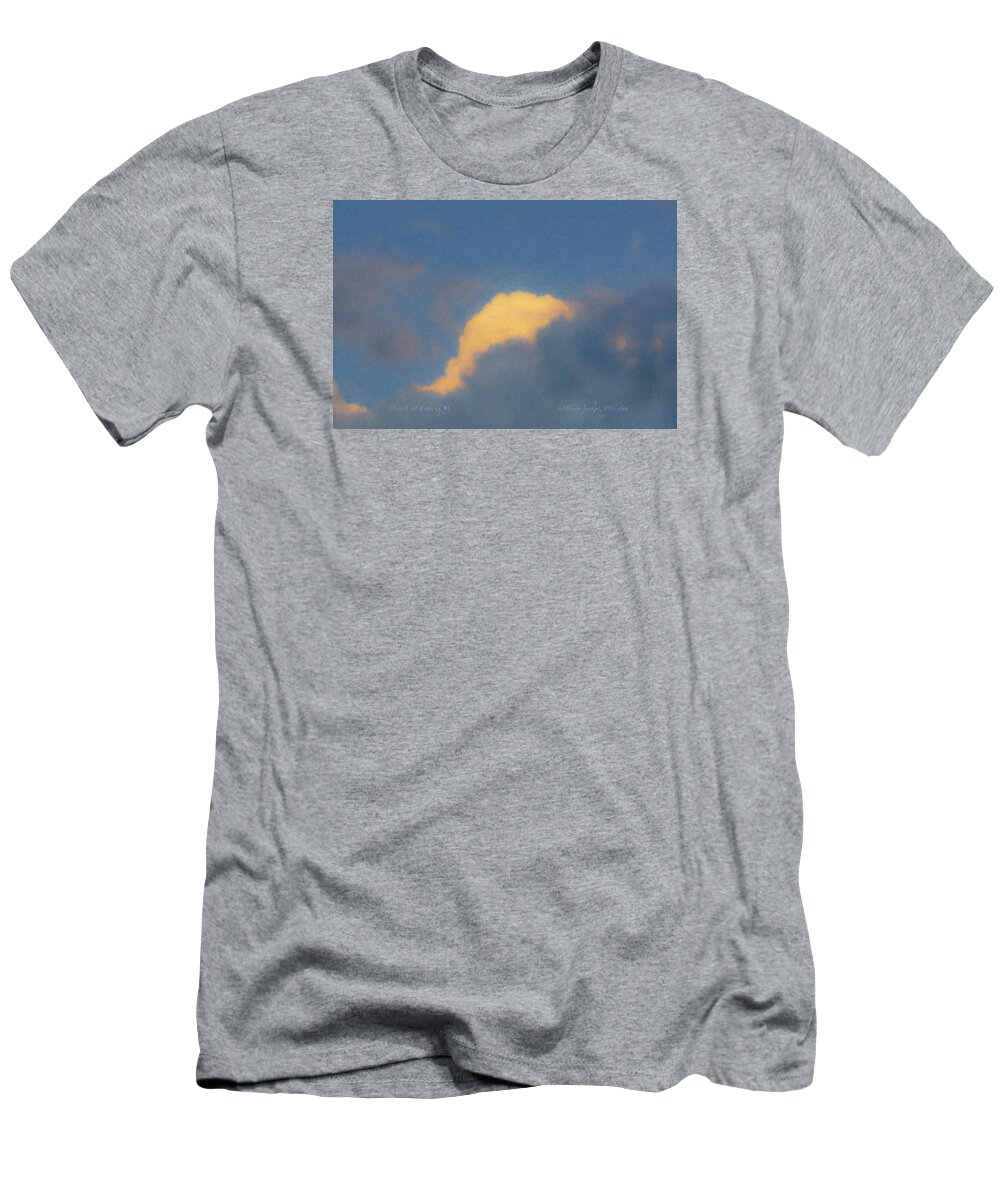 Impressionist T-Shirt featuring the painting Clouds at Evening #1 by Bill McEntee
