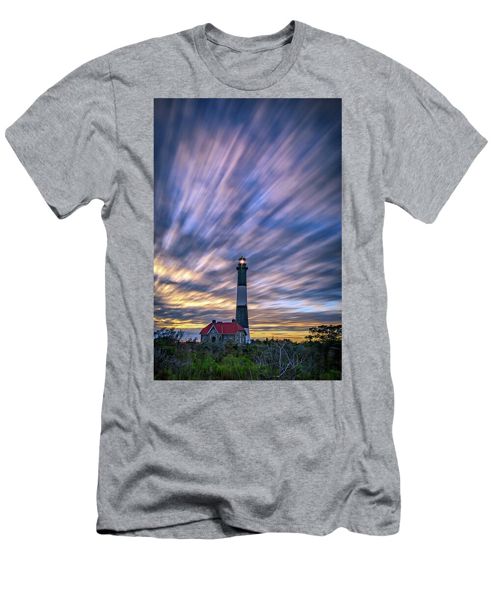 Fire Island T-Shirt featuring the photograph Clouds Over Fire Island by Rick Berk