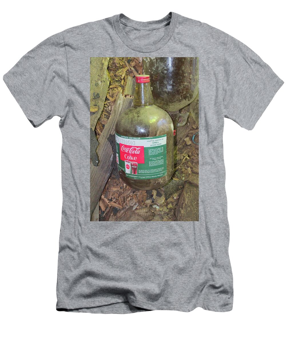 Abandoned T-Shirt featuring the photograph Coke Syrup by Timothy Ruf
