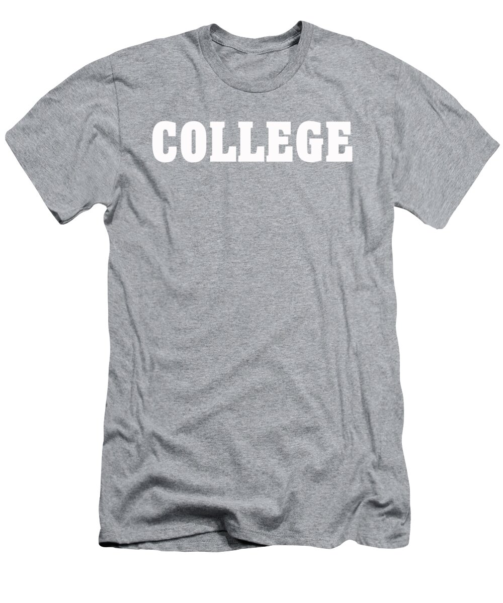 Generic T-Shirt featuring the drawing College tee by Edward Fielding