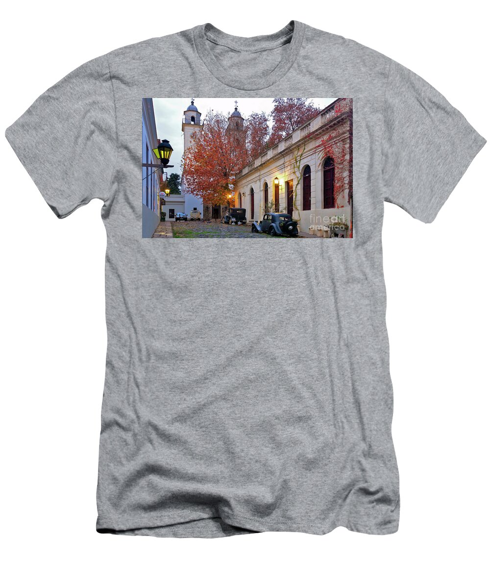 Colonia T-Shirt featuring the photograph Colonia del Sacramento Church II by Bernardo Galmarini