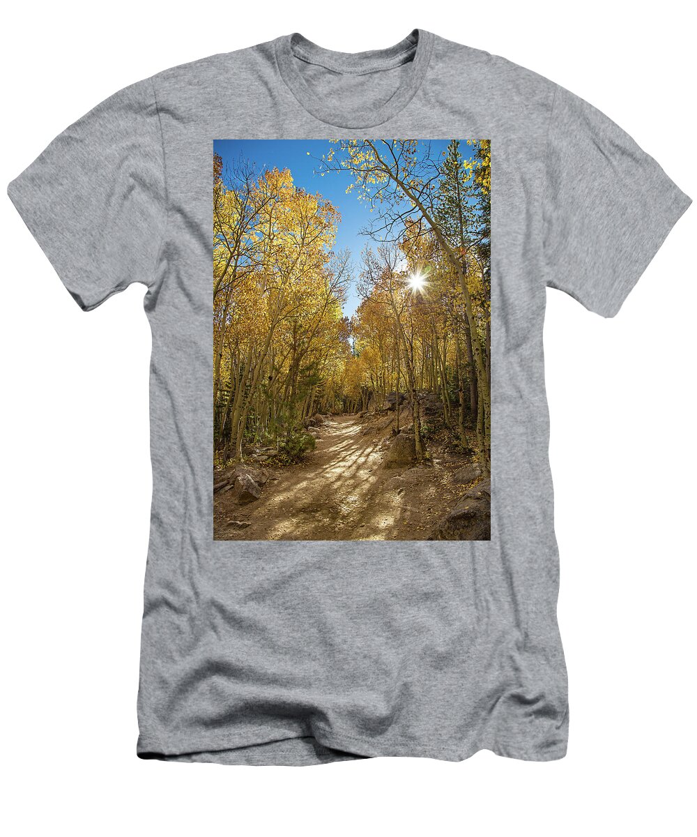 Aspen T-Shirt featuring the photograph Colorado Gold by Tim Stanley