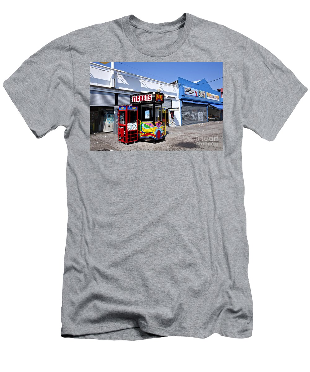 Coney Island T-Shirt featuring the photograph Coney Island Memories 14 by Madeline Ellis