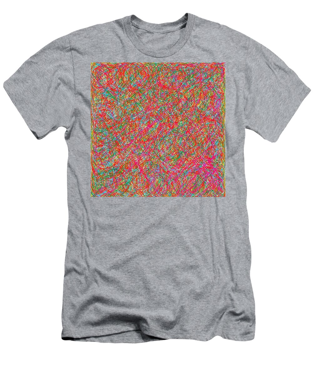 Abstract T-Shirt featuring the photograph Confetti by Charles Brown