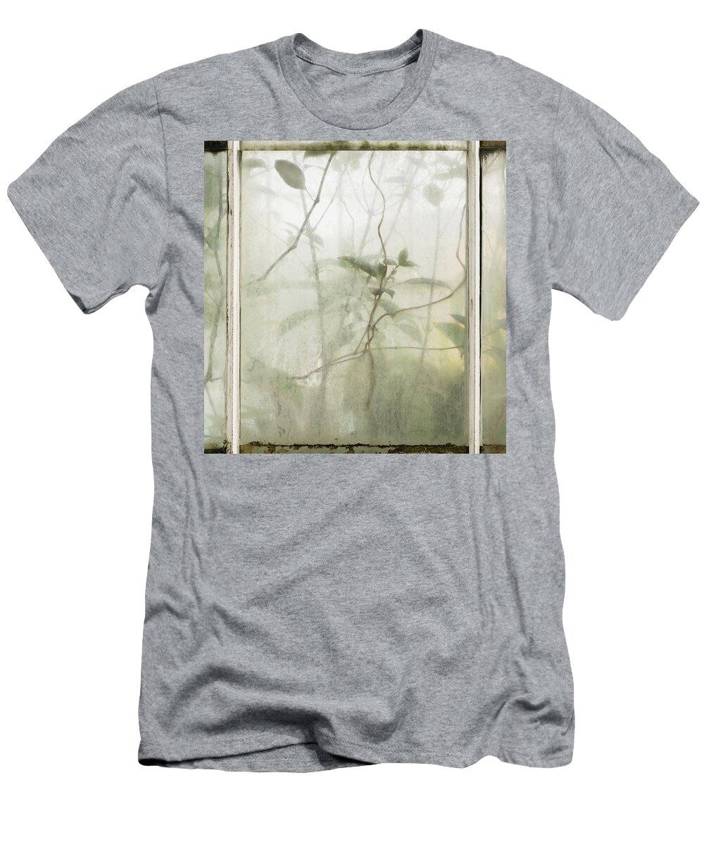 Through T-Shirt featuring the photograph Conservatory Tracings by Lynn Wohlers