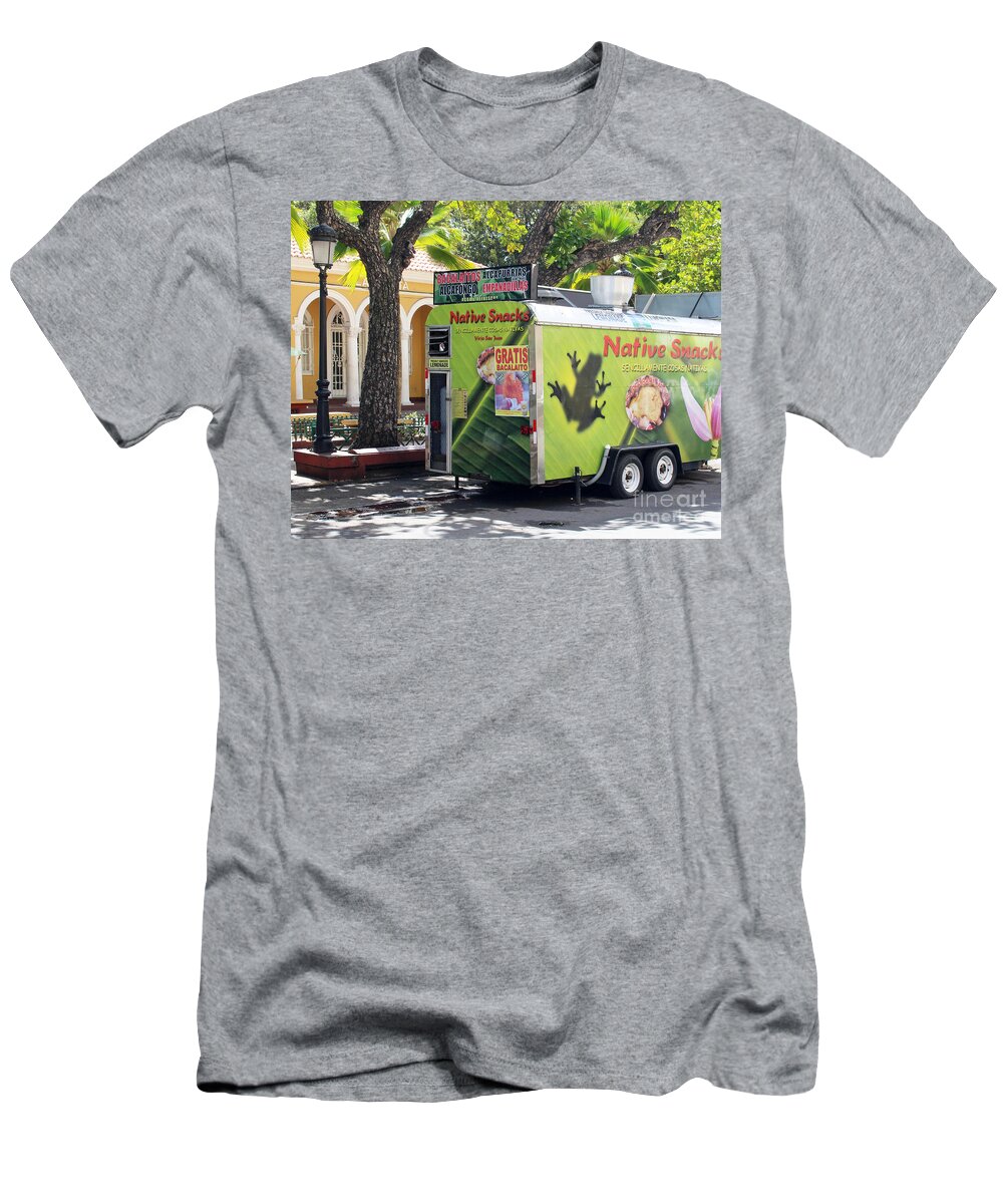Coqui T-Shirt featuring the photograph Coqui Snack Truck by Cheryl Del Toro