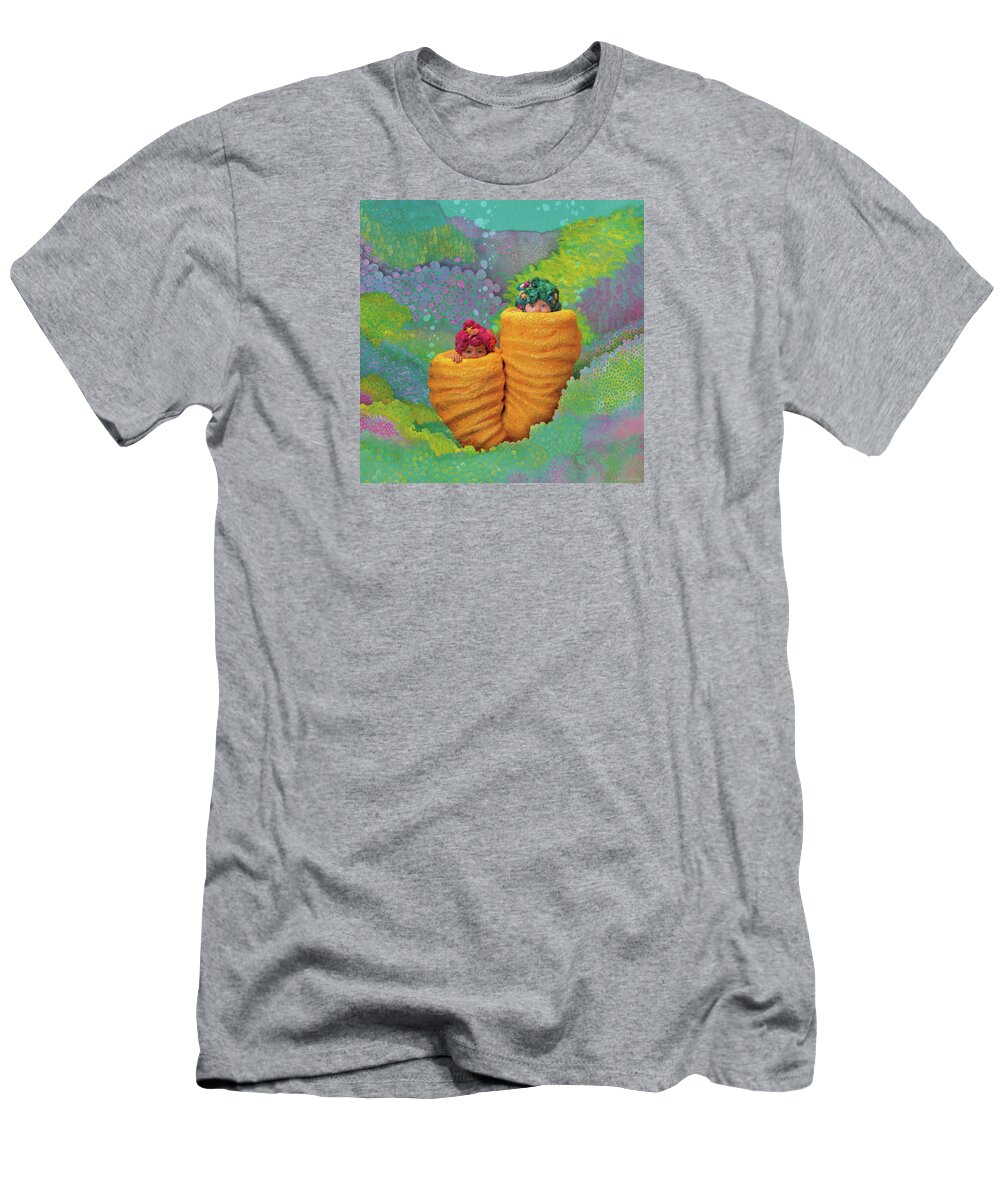 Under The Sea T-Shirt featuring the photograph Coral Babies by Anne Geddes