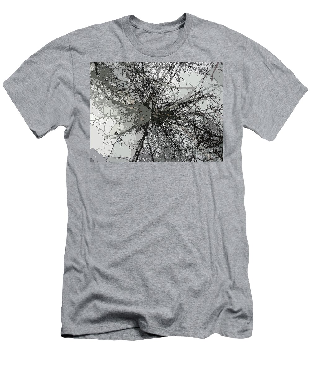 Cottonwood T-Shirt featuring the photograph Cottonwood Tree Montage by Ronald Bissett