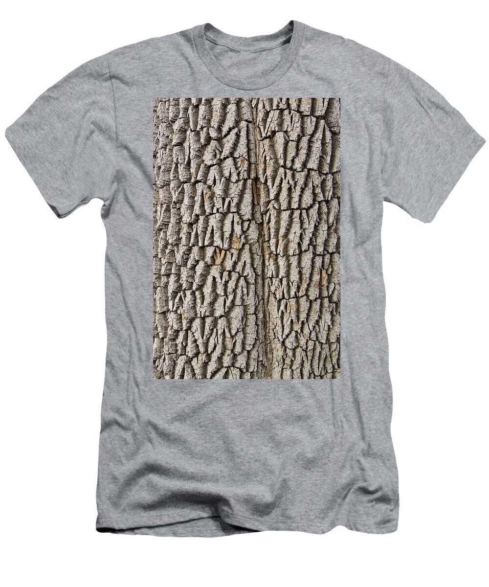 Texture Prints T-Shirt featuring the photograph Cottonwood Tree Texture Print by James BO Insogna