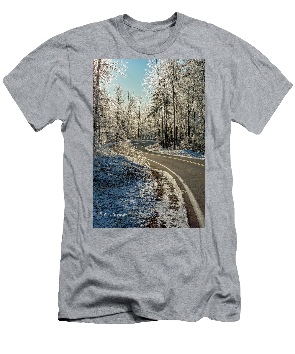 Albany T-Shirt featuring the photograph Crystal Forest by Alan Schroeder