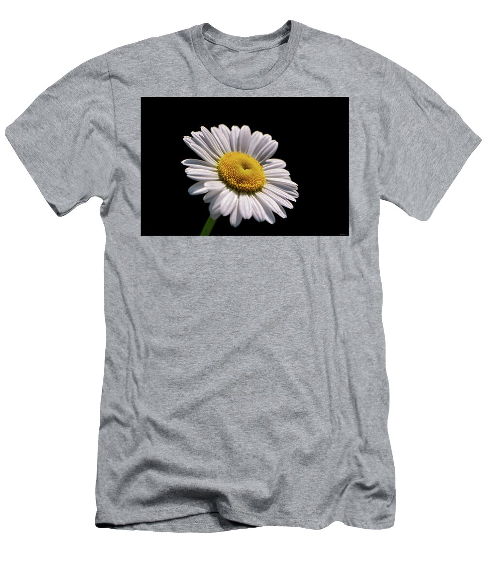 Macro T-Shirt featuring the photograph Daisy 011 by George Bostian