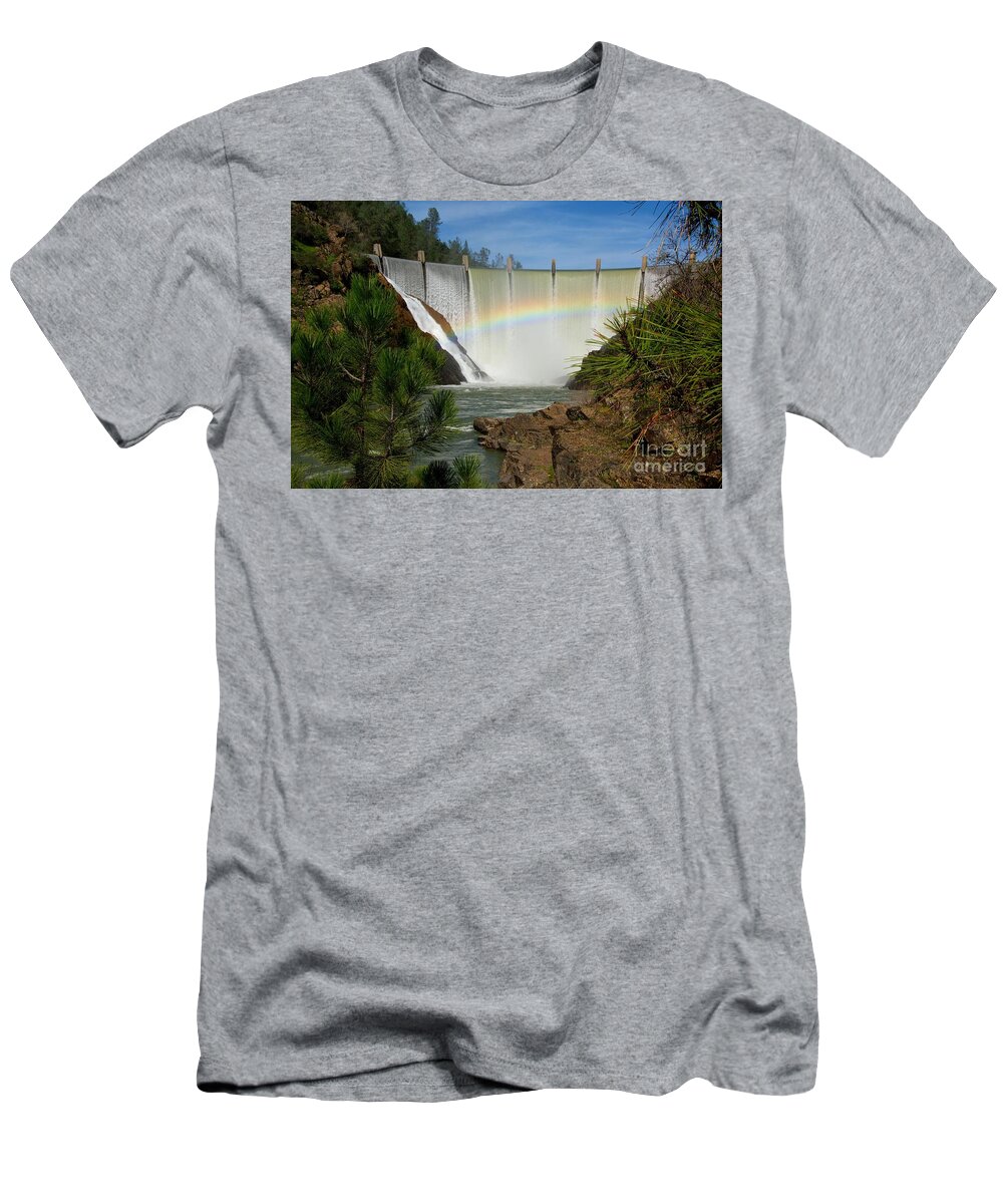 Dam Rainbow T-Shirt featuring the photograph Dam Rainbow by Patrick Witz