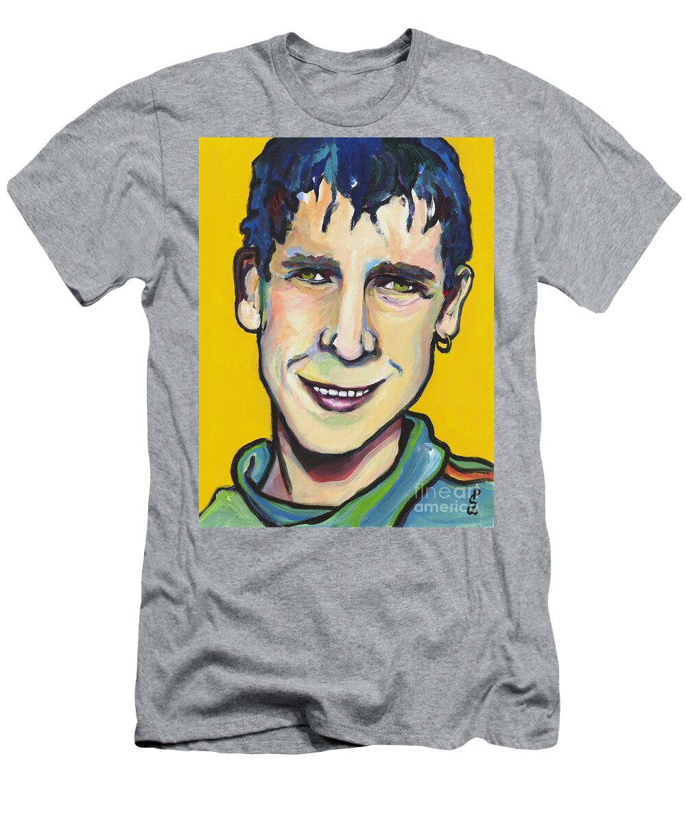 Portrait T-Shirt featuring the painting Daniel by Pat Saunders-White
