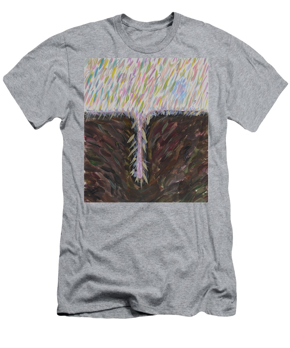Painting T-Shirt featuring the painting Deep by Annette Hadley