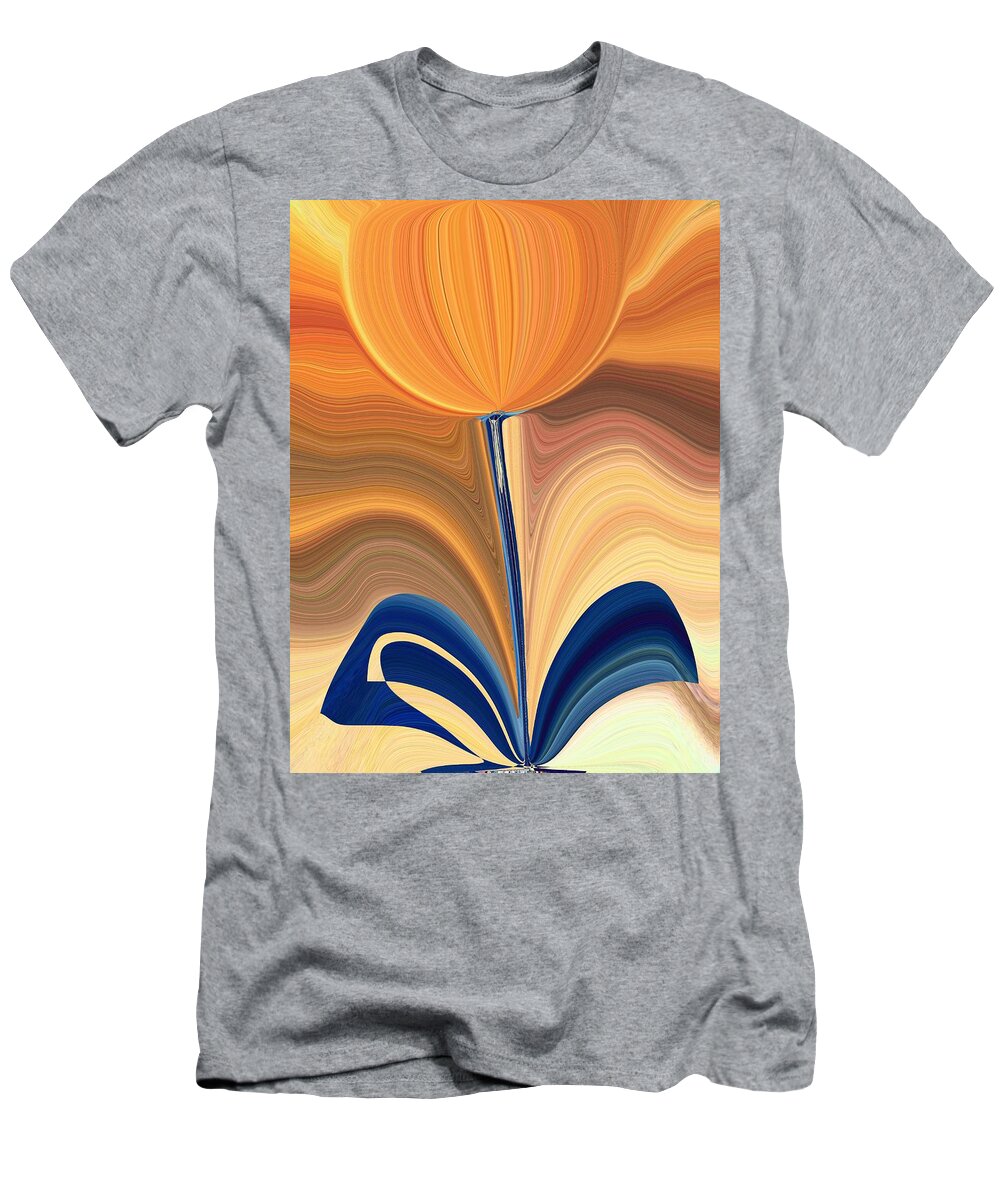 Bloom T-Shirt featuring the digital art Delighted by Tim Allen