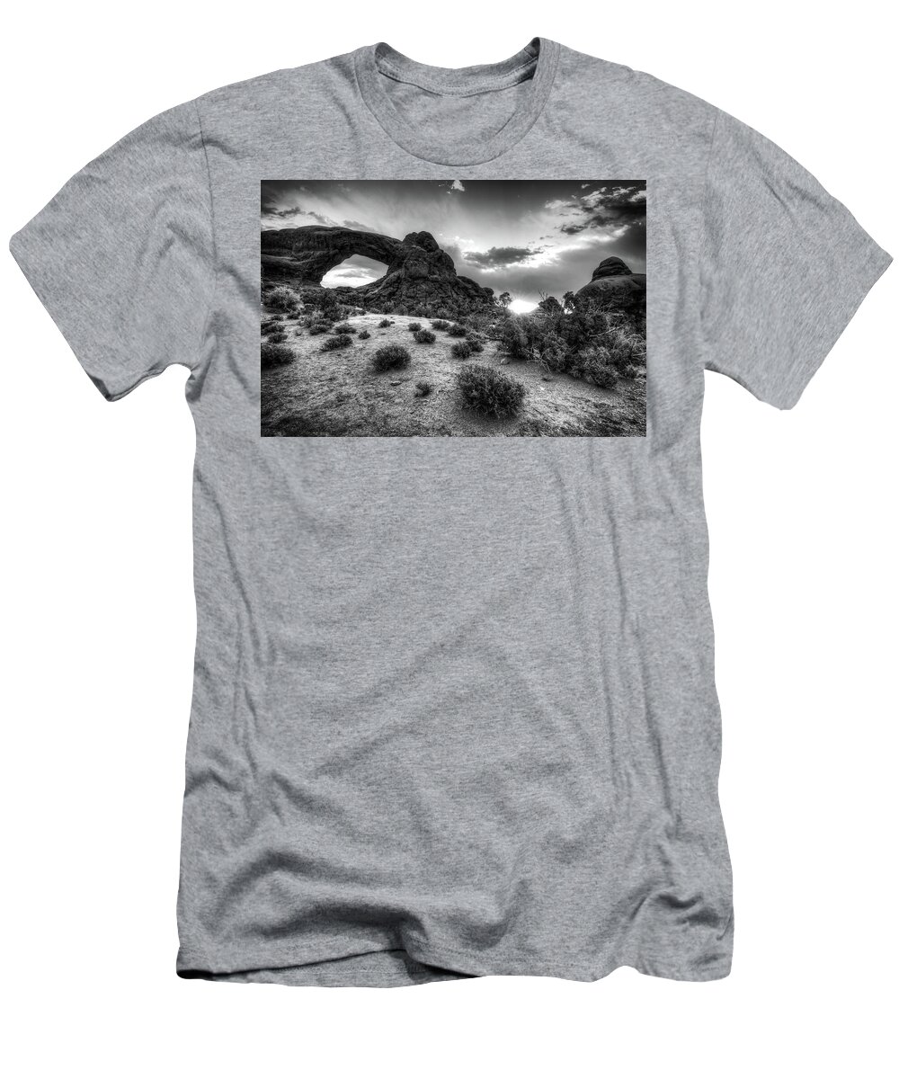 Arches National Park T-Shirt featuring the photograph Desert Drama by Judi Kubes