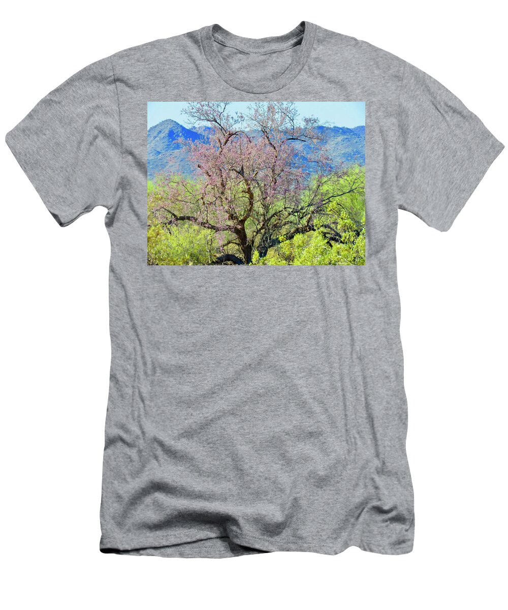 Arizona T-Shirt featuring the photograph Desert Ironwood Beauty by Judy Kennedy