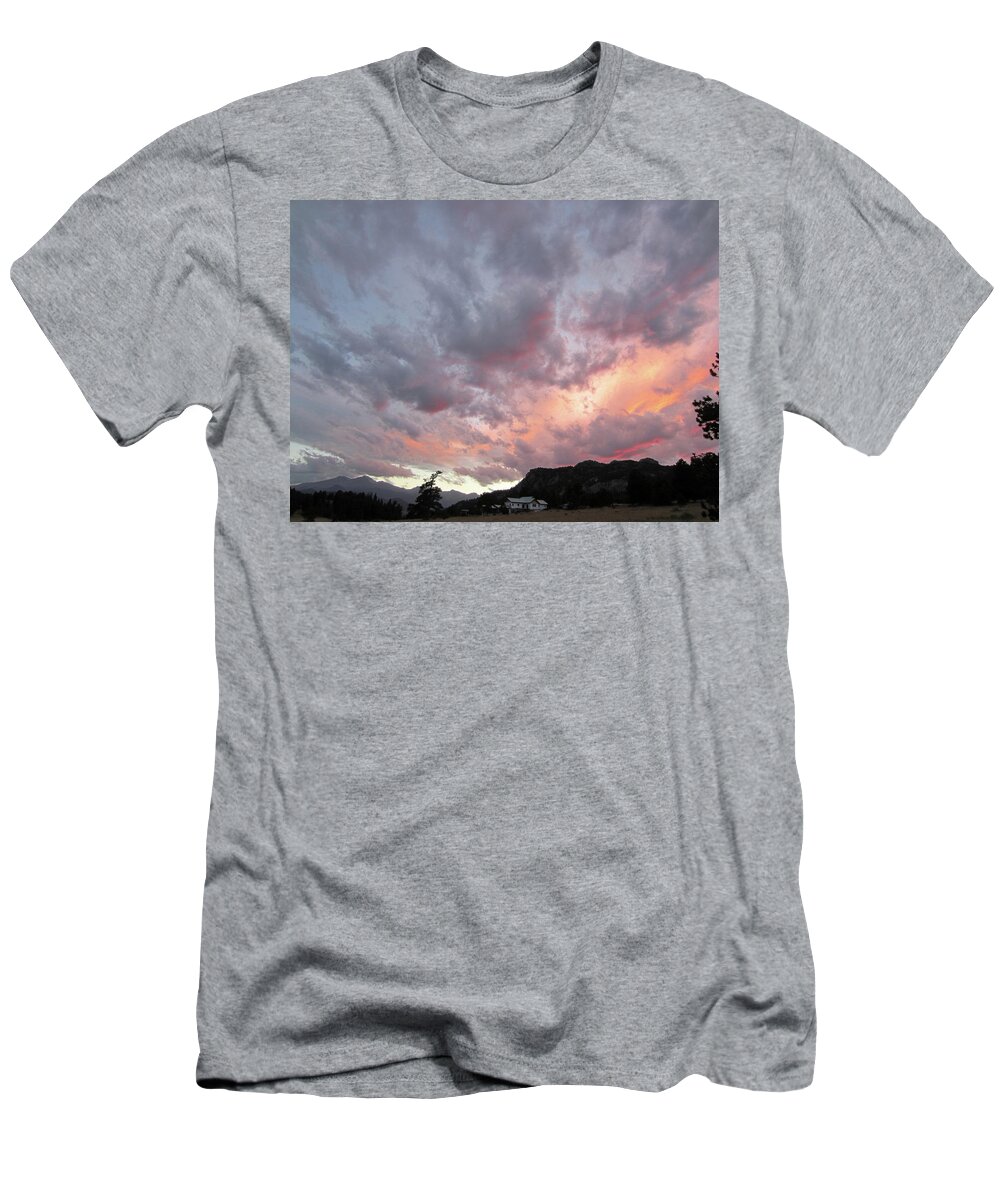Sunset T-Shirt featuring the photograph Devils Gulch September Sunset by Laura Davis