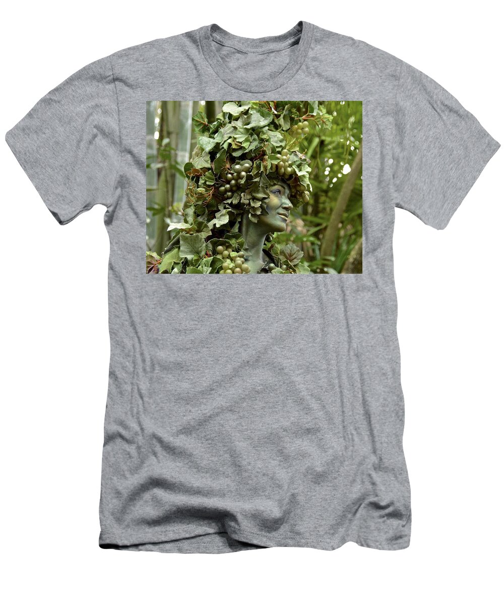 Vine T-Shirt featuring the photograph Devine Face by Carol Bradley