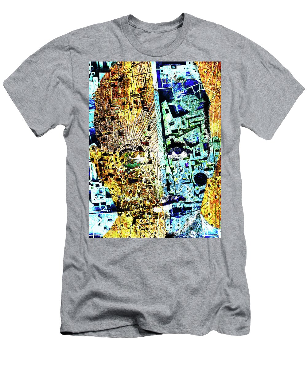 John Dillinger T-Shirt featuring the painting Dillinger by Tony Rubino