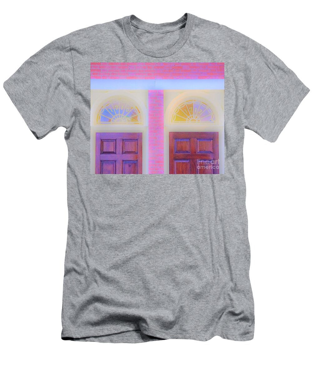 Doors T-Shirt featuring the photograph 1710 And 1712 by Merle Grenz