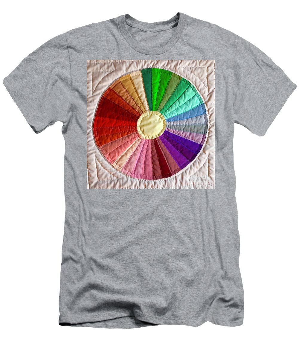Dresden Plate T-Shirt featuring the photograph Dresden Plate Circle by Suzanne Lorenz