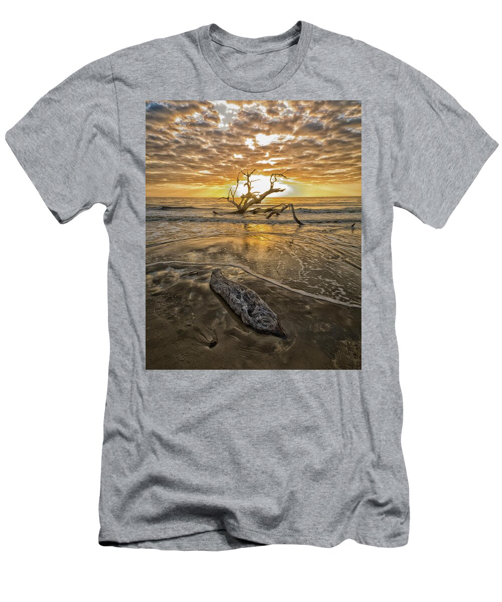 Jekyll T-Shirt featuring the photograph Driftwood II by Ray Silva