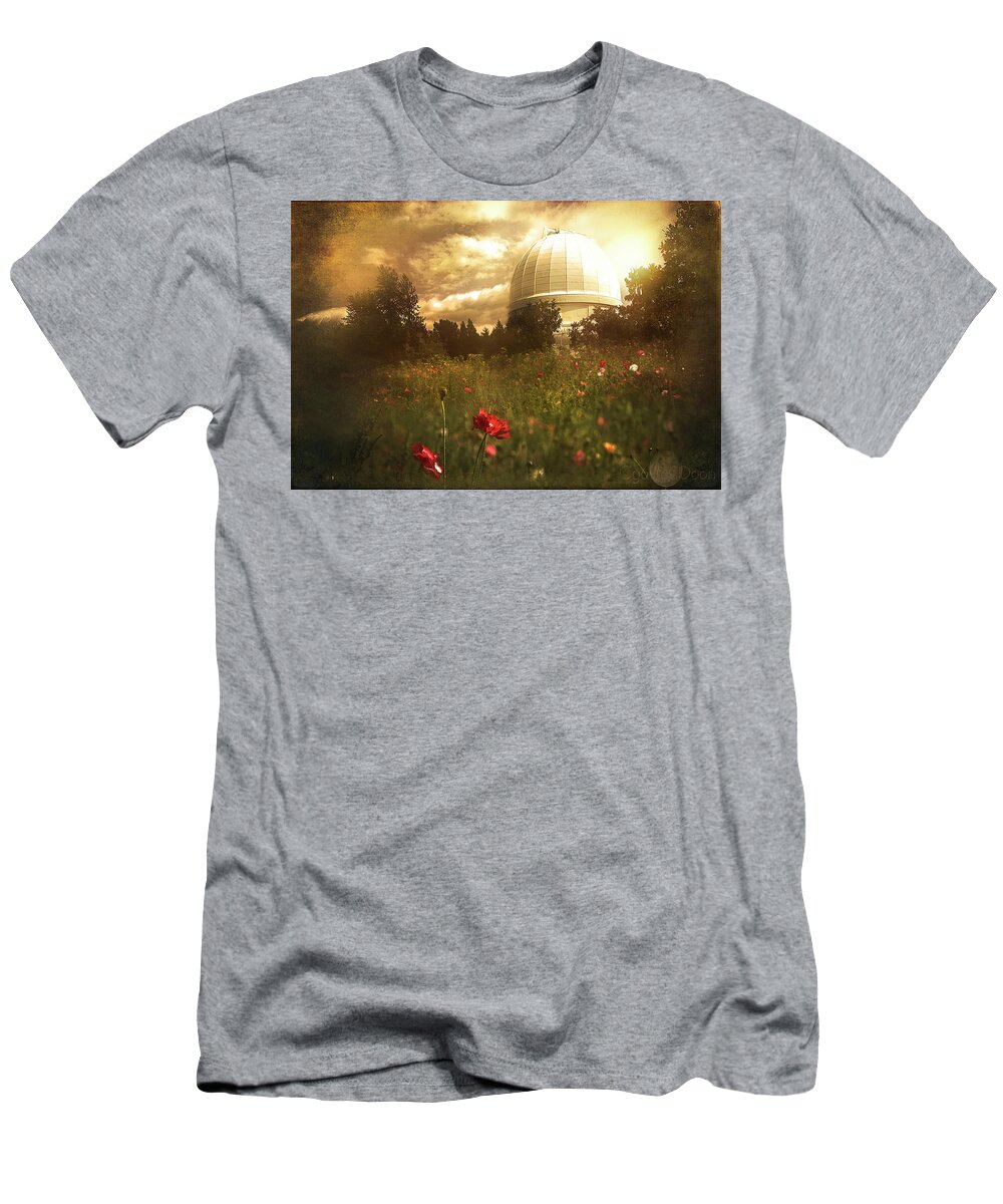  T-Shirt featuring the photograph Earth Calling by Cybele Moon