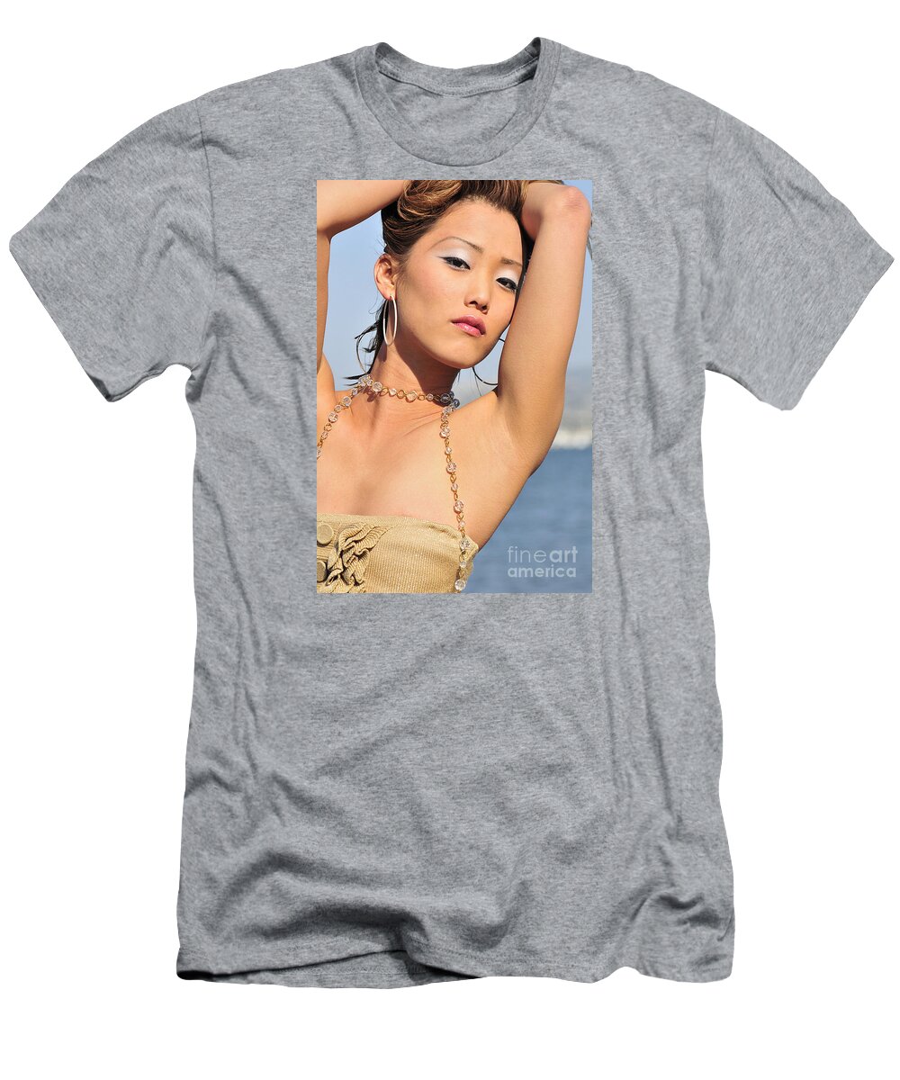 Glamour Photographs T-Shirt featuring the photograph East meets west by Robert WK Clark
