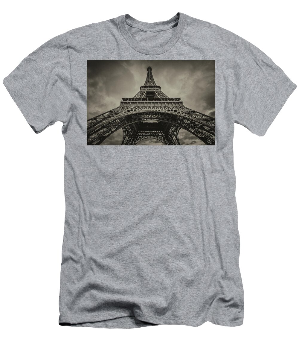 Europe T-Shirt featuring the photograph Eiffel Tower 1 by Lindy Grasser