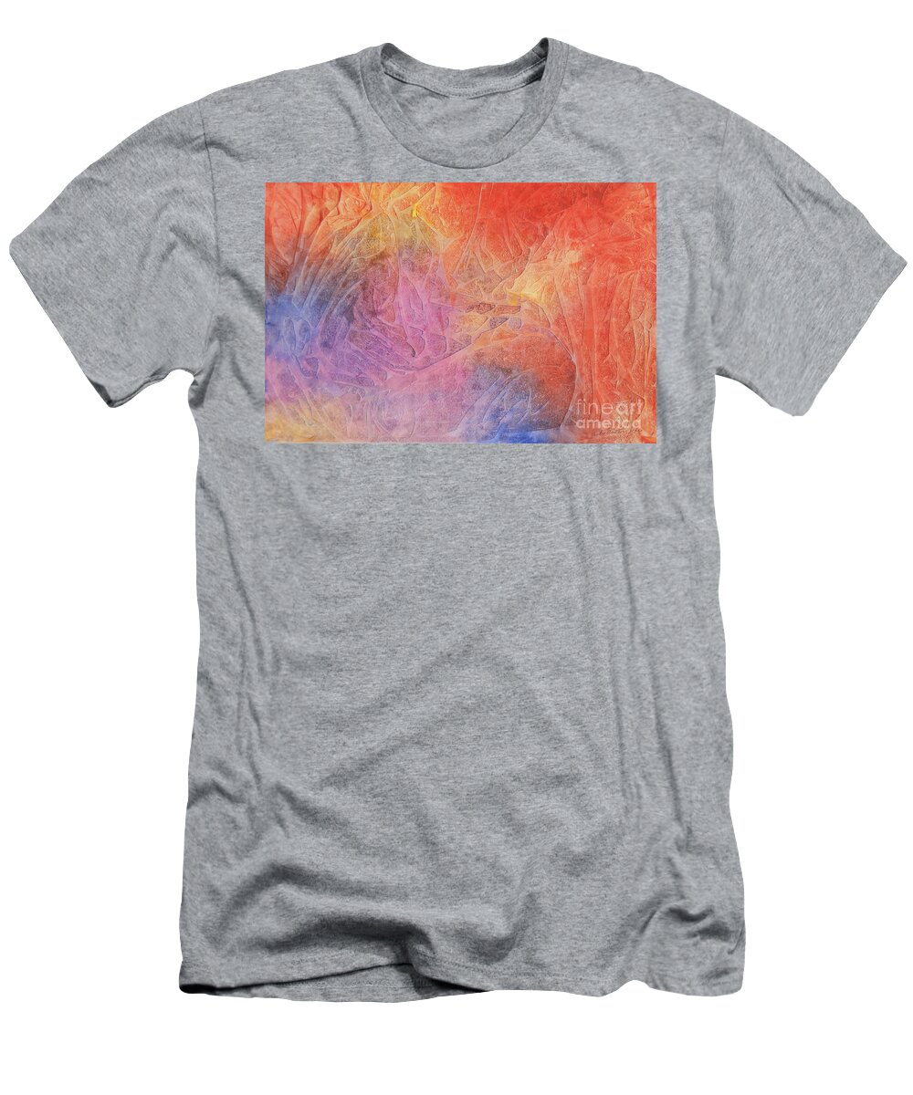 Color T-Shirt featuring the painting Eleyna's Forest by Jackie Mueller-Jones