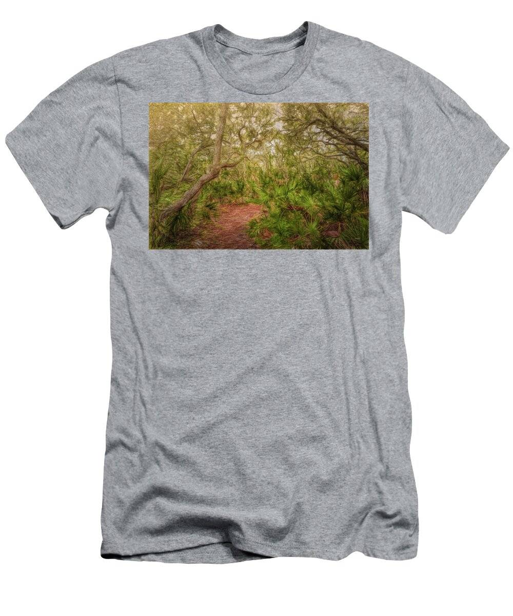Tree T-Shirt featuring the photograph Embrace the Journey by John M Bailey